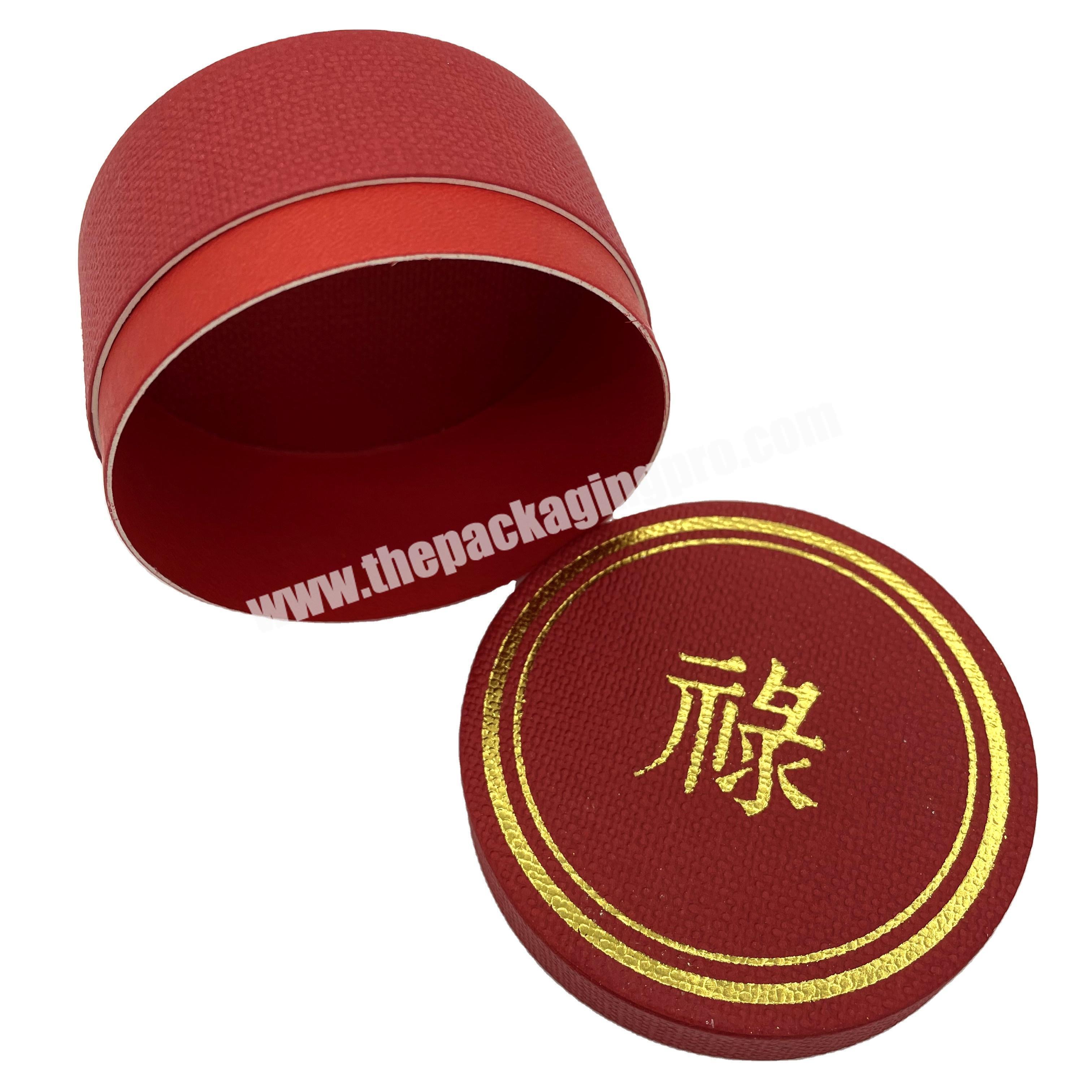 Round paper macaron package box eco friendly paper tube box for food grade paper tube packaging with window