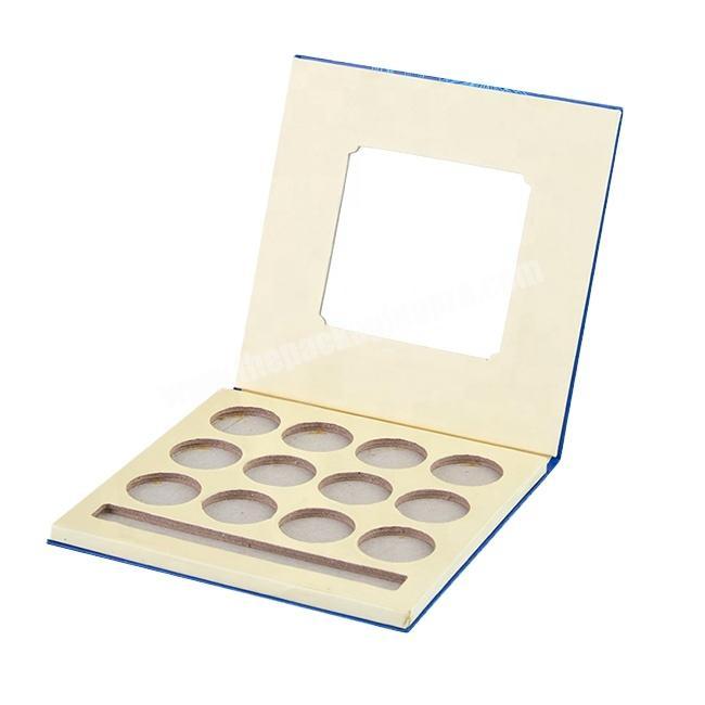 Eyeshadow Packaging box Palette Makeup Paperboard Boxes with Mirror Cosmetics Packaging Design