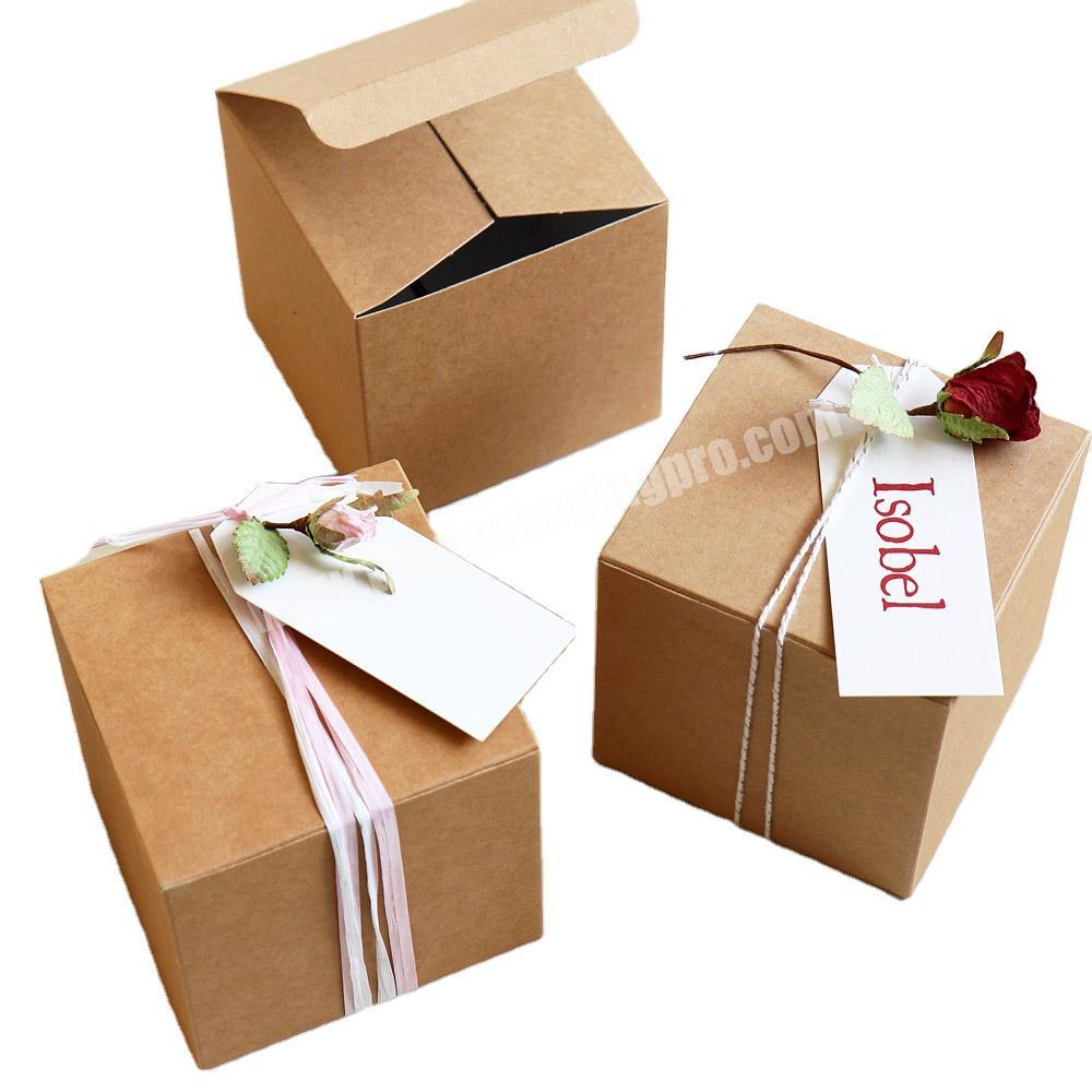 Factory Brown Recycled Soap Packaging Kraft Paper Box