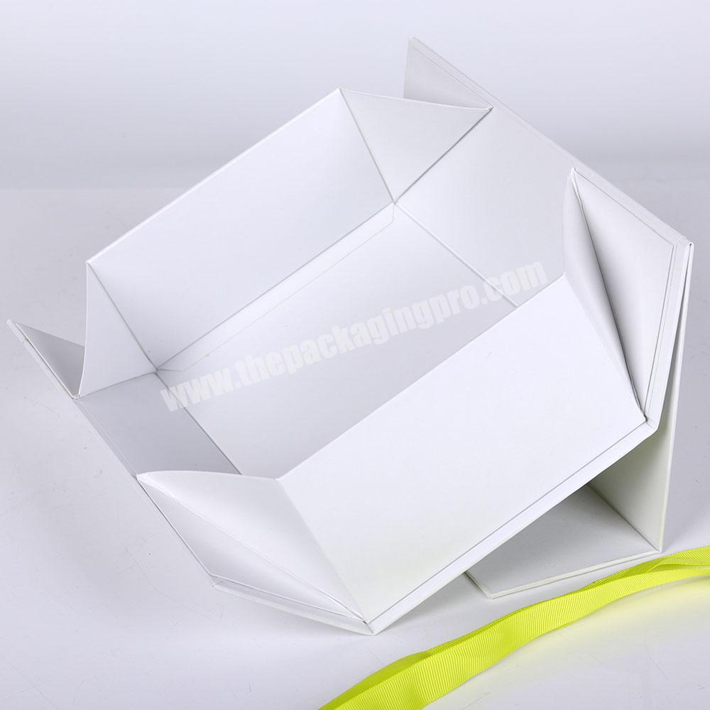Factory Custom Design New Arrival Fo Simple Elegant Folding Paper Gift Box Packaging