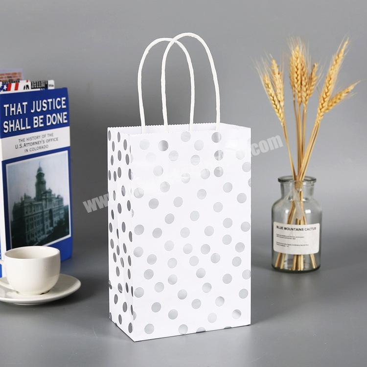 Factory Supply TOP Quality OEM Customized Kraft Paper Bag Full Color Printing For Shopping