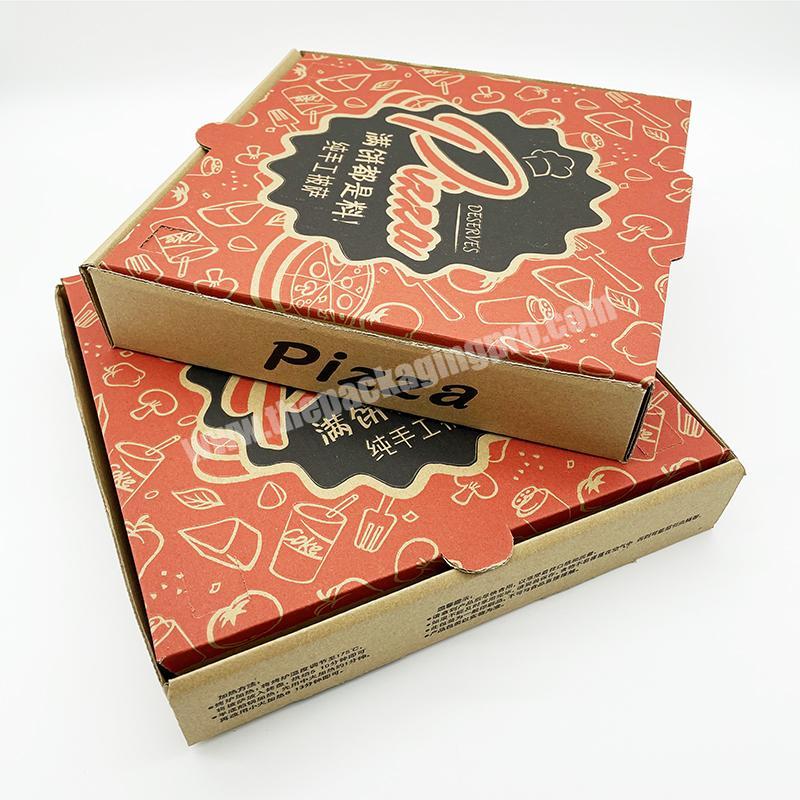 Factory Supply Wholesale Customized Material Pizza Packing Box With Logo