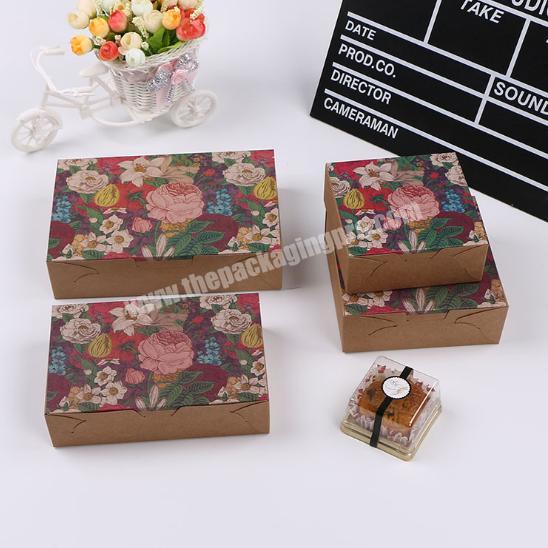 Factory custom kraft paper box packaging with your logo for food
