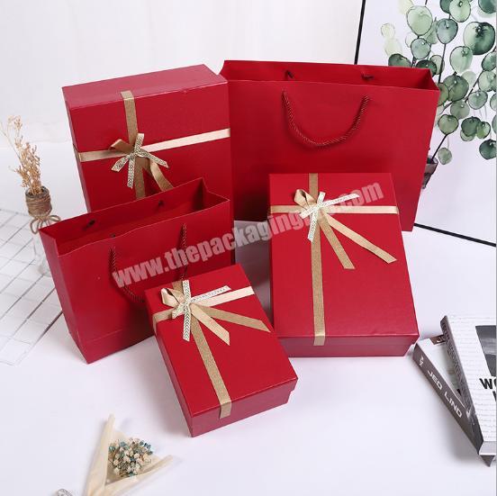 Factory wholesale custom cardboard paper box with your own logo for handbag