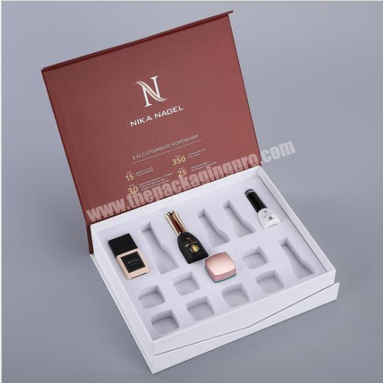 Factory wholesale custom folding magnetic paper box with own logo for perfume,oil,cosmetic,scented candle