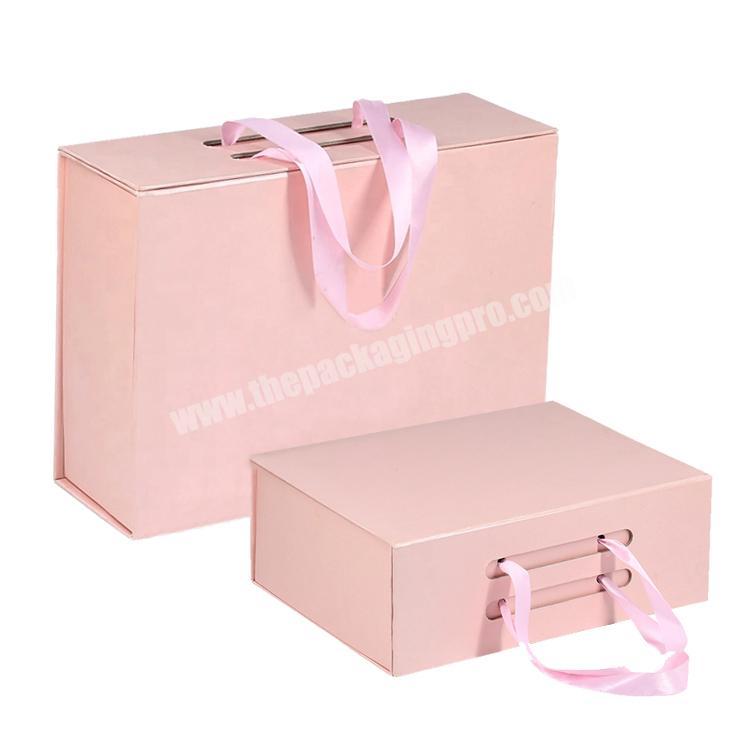 Factory wholesale folding paper box for clothes custom gift packing