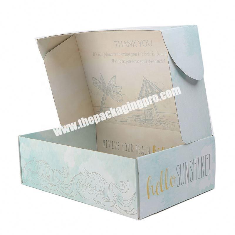 New arrived design quilt packing carton box with handle rope