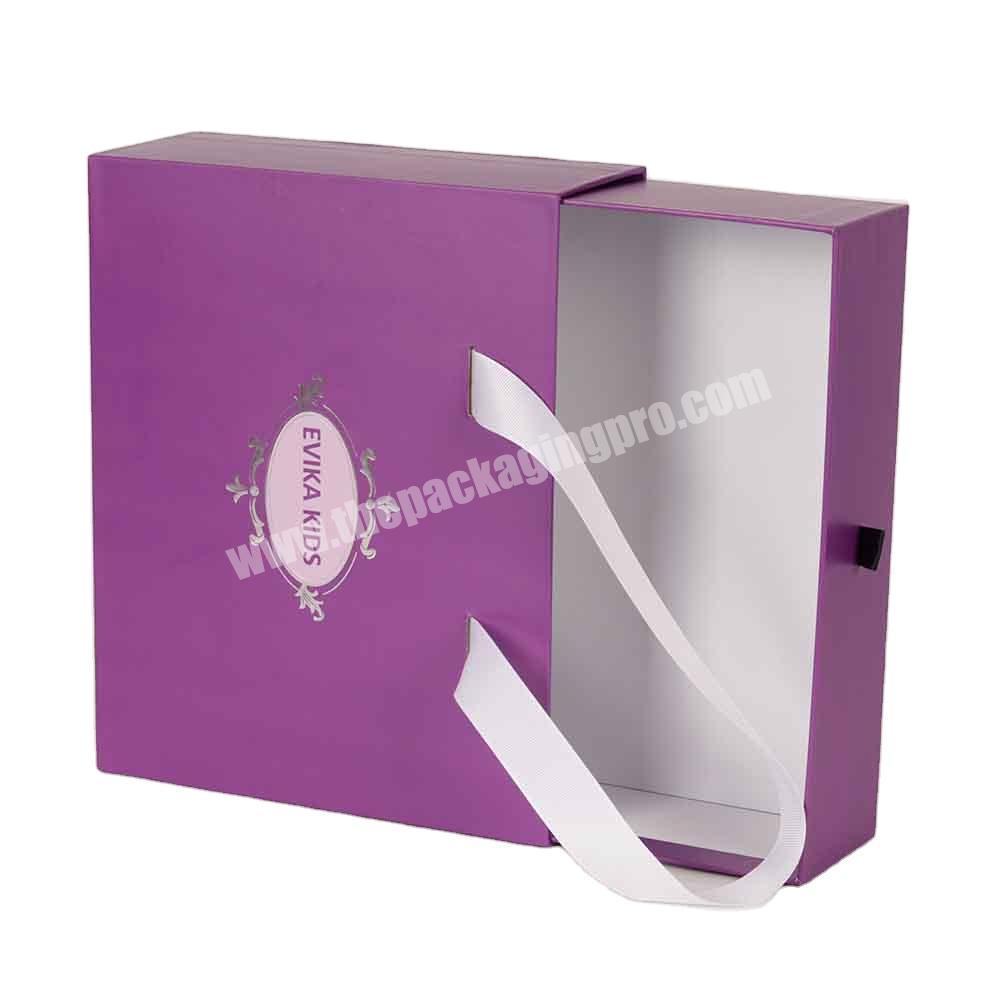 Fancy luxurious bags box high quality cardboard drawer storage boxes for gift pack
