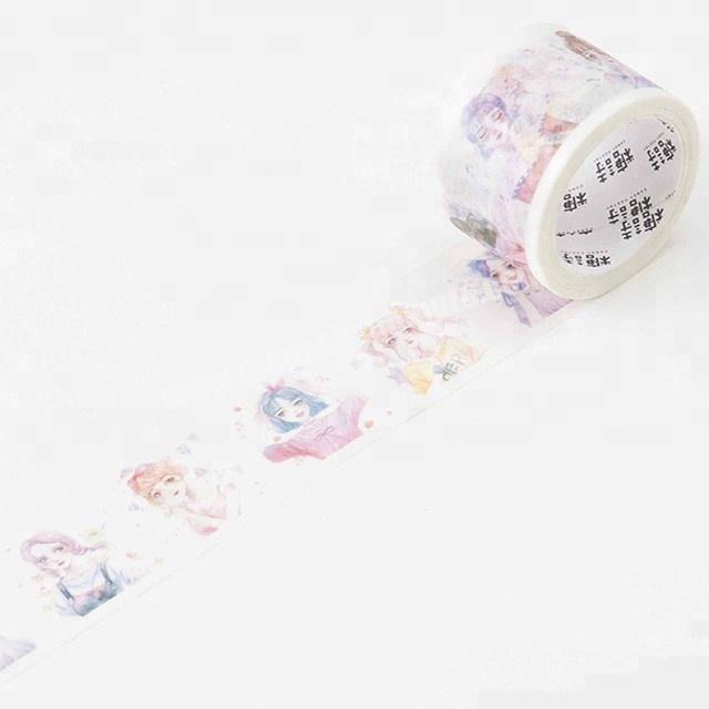 Fashion style sweet girls custom printed washi paper tape