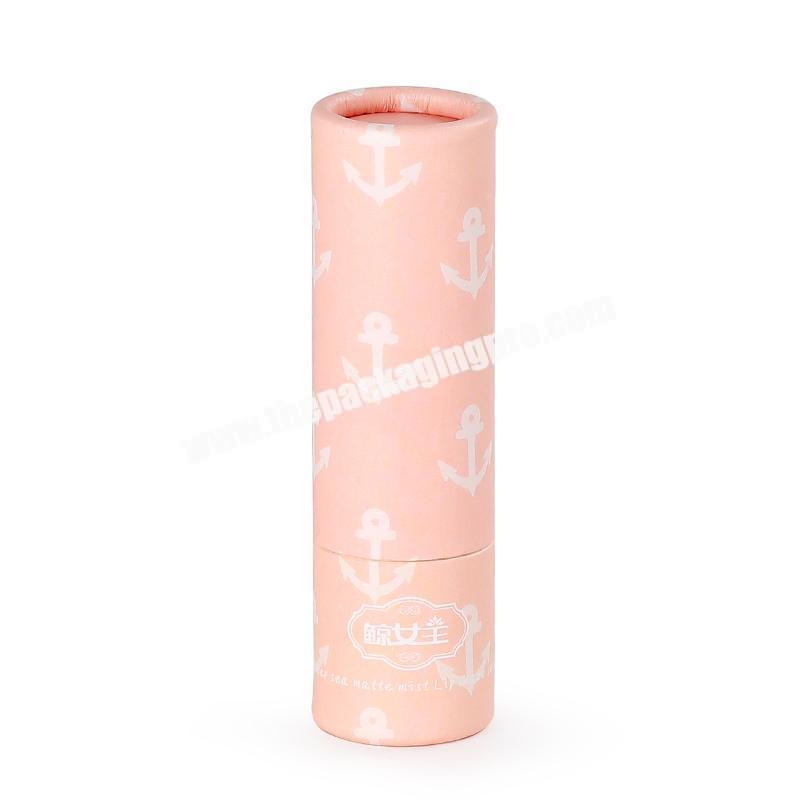 100% Recycled Cylinder for Lip Balm Wax Paper Packaging