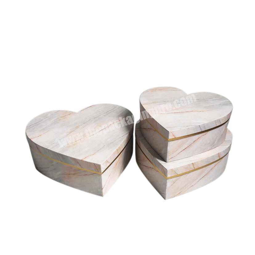 Fine gift boxe favor boxes excellent heart shape color printing quality empty chocolate box