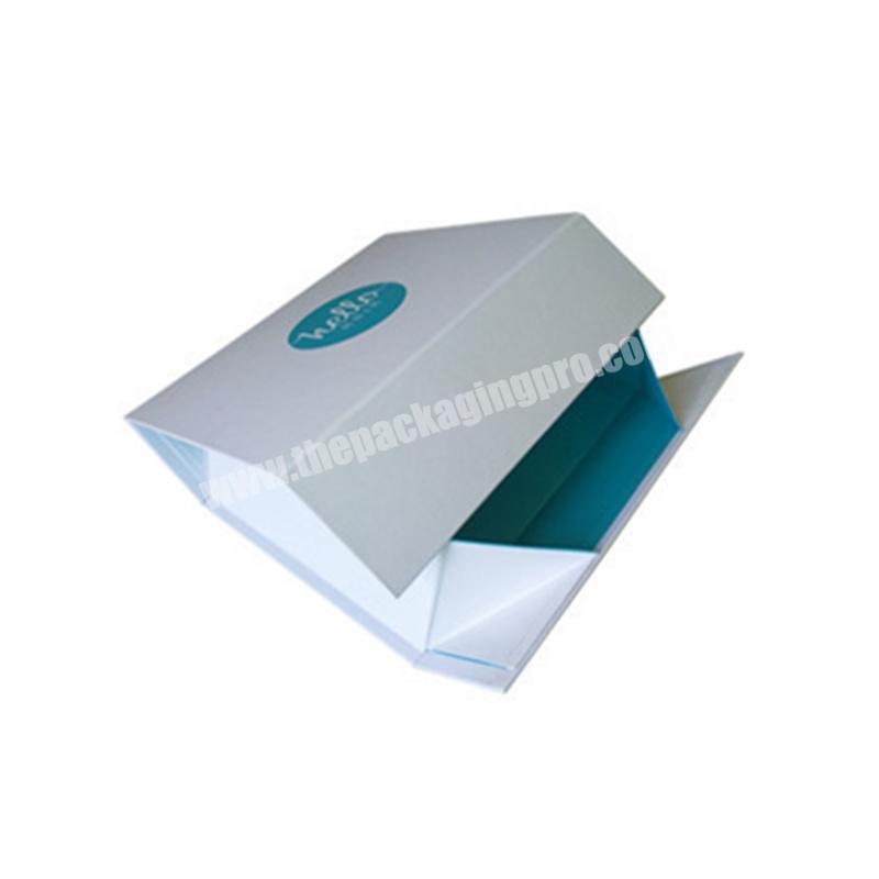 Flat Pack Magnetic Hard Cardboard Gift Package Boxes for Skirt
