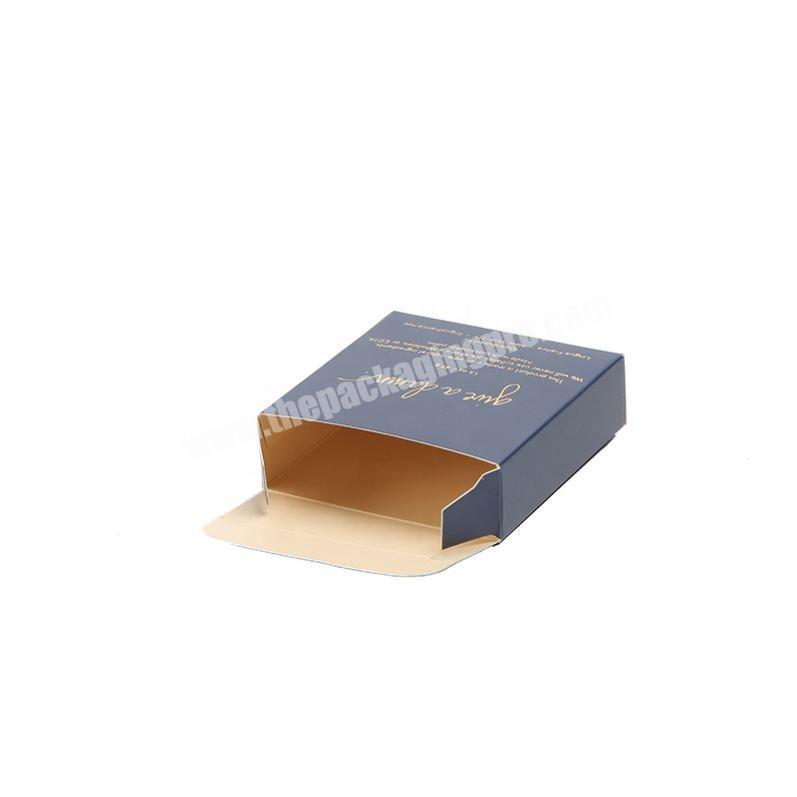 Various size square custom white logo printing folding paper packaging box for cream
