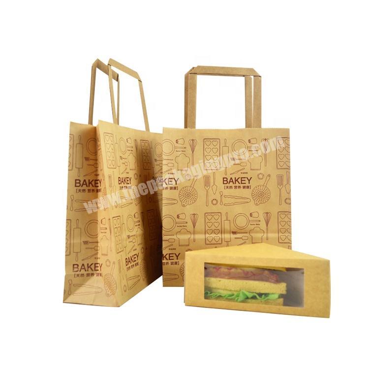 Food Takeout Paper Bags for Bakery Shop
