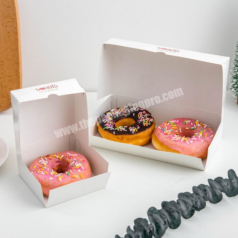 Free sample experienced kraft donut box container for fast take away food