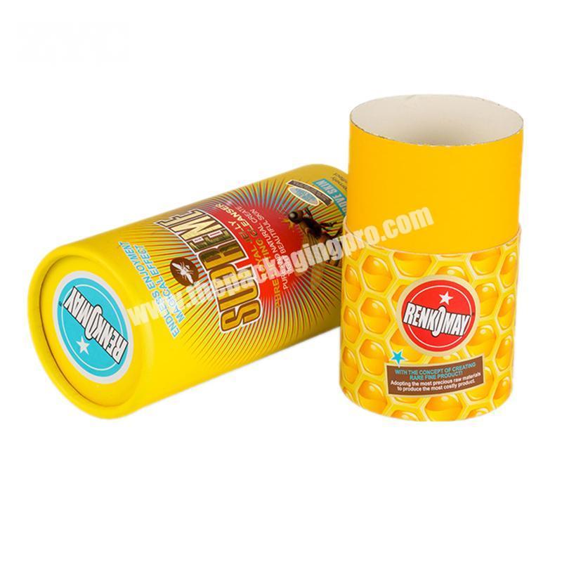 Glossy Custom Wholesale Rigid Long Cardboard Round Tube Gift Box for Clothes