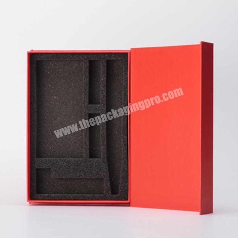 Gold emboss custom rigid foldable cardboard packaging magnetic gift packaging paper box for tshirt packaging