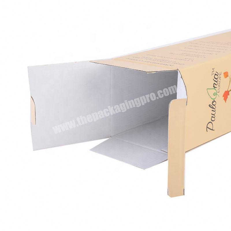 Good Quality Portable Paper Flower Box Design With Logo Print