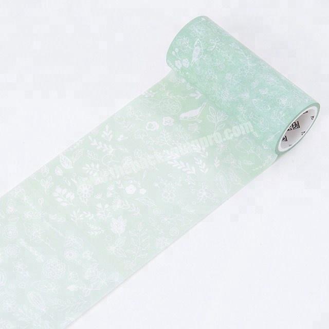 Great fresh life waterproof japanese custom printed washi tape paper