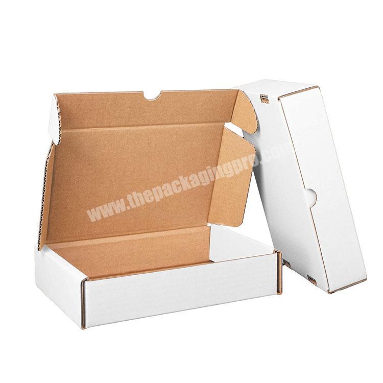 Heavy Duty White Corrugated mailing Small Paper Cardboard Box Mailer for Shipping Gifts Storage