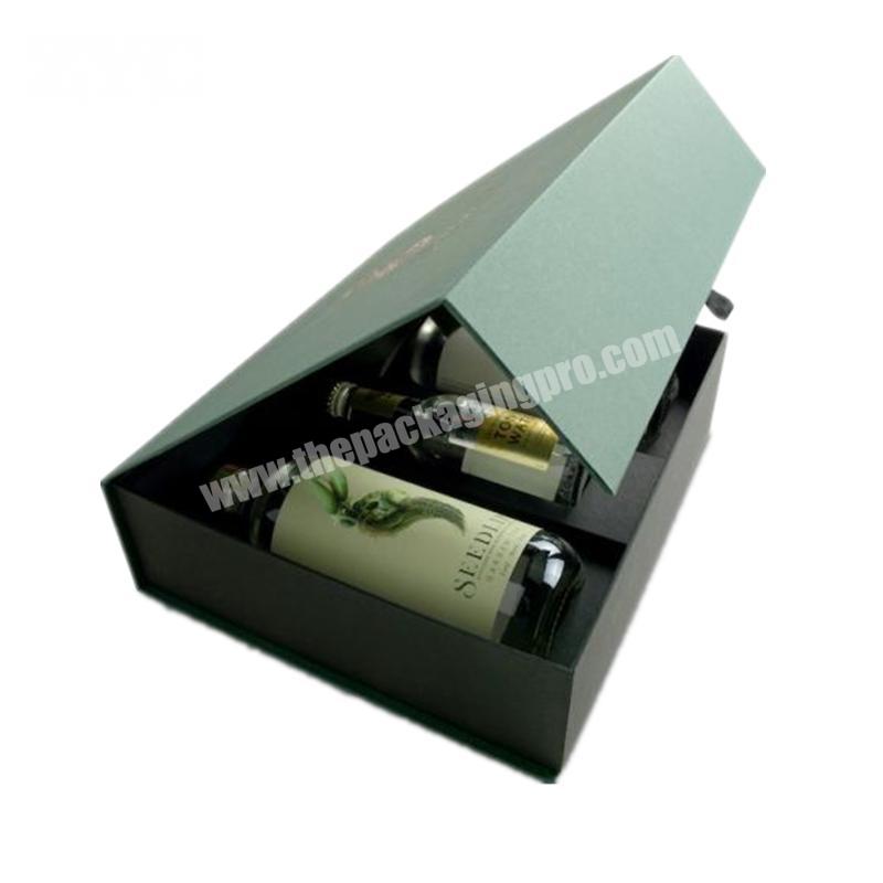 High Quality Custom Cardboard Box with Sponge Insert for Wine