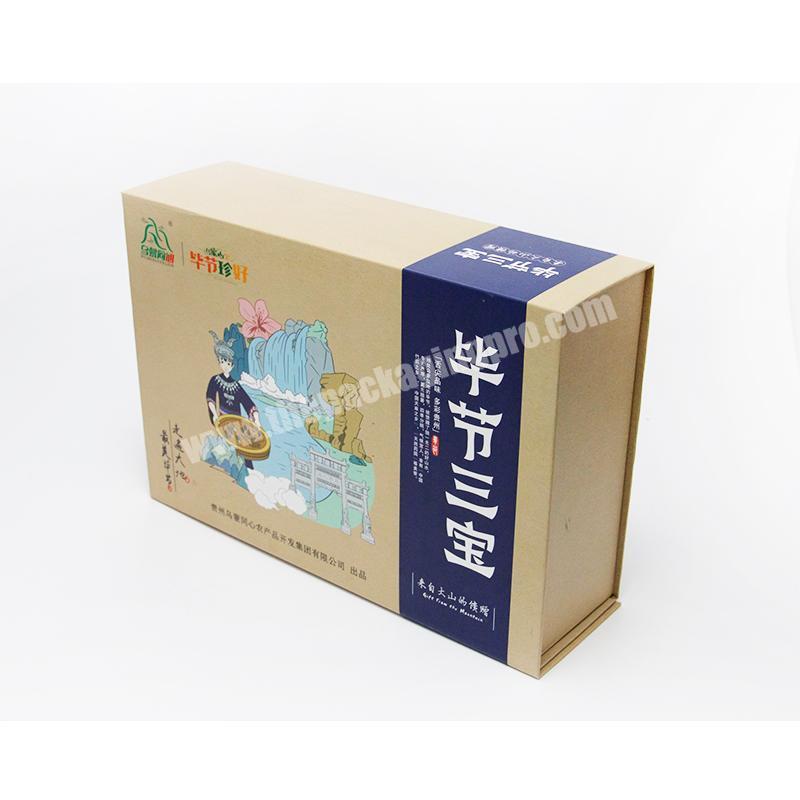 High Quality Custom Logo Paper Packaging Gift Foldable Box With Magnets
