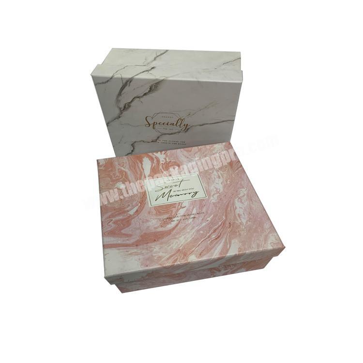 High Quality Custom Printed Paper Cardboard Box Lid and Base Box Packaging For Fashion Accessories Boxes