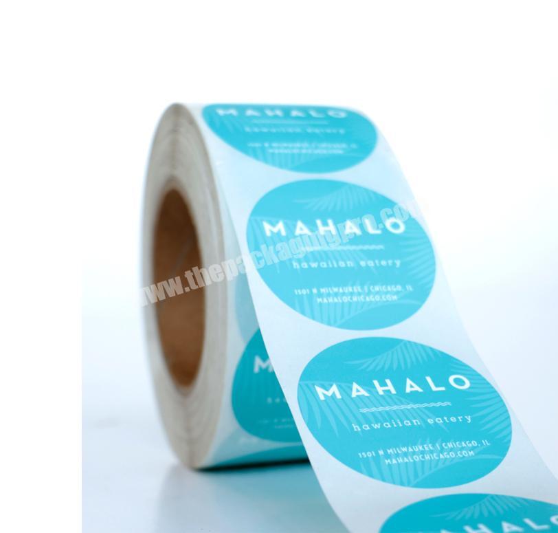 High Quality Custom Self Adhesive Vinyl Stickers Labels Custom Labels on A Roll Printing Labels