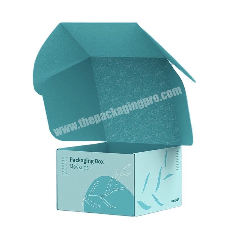 High Quality Customized Packaging Box Tab Lock Folding Corrugated Paper Packaging Box