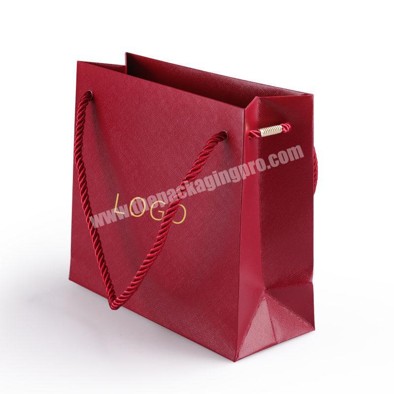 High end custom accept fancy paper cardboard shopping bag for perfume packaging
