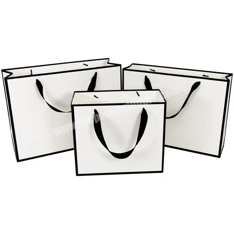 High-end exquisite printing clothing store shopping bag gift packaging paper bag