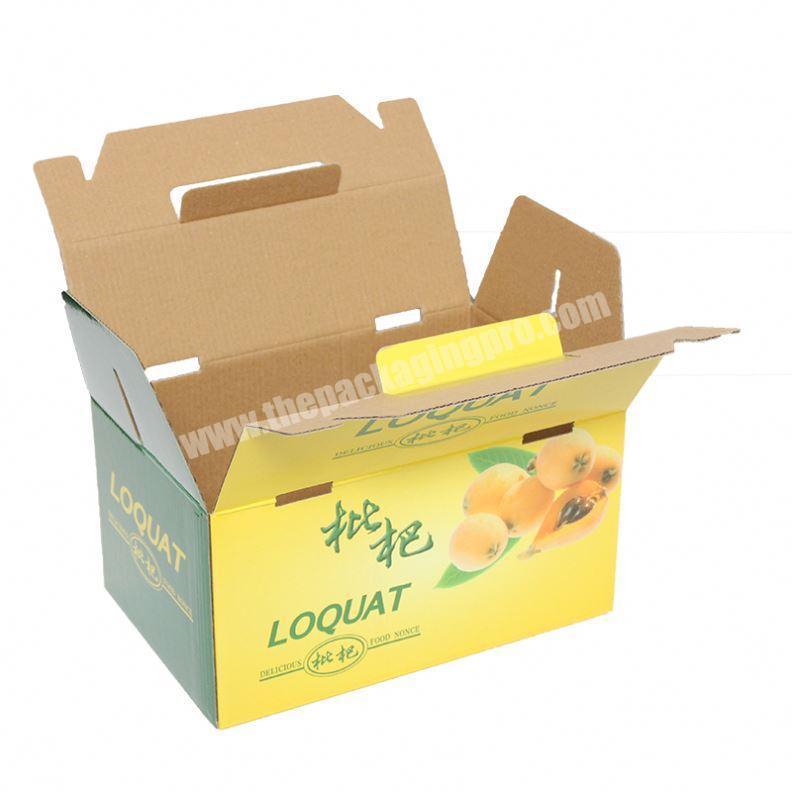 High-end reusable recycled cartoon folding gift fruits box, candy packaging paper boxes christmas apple box