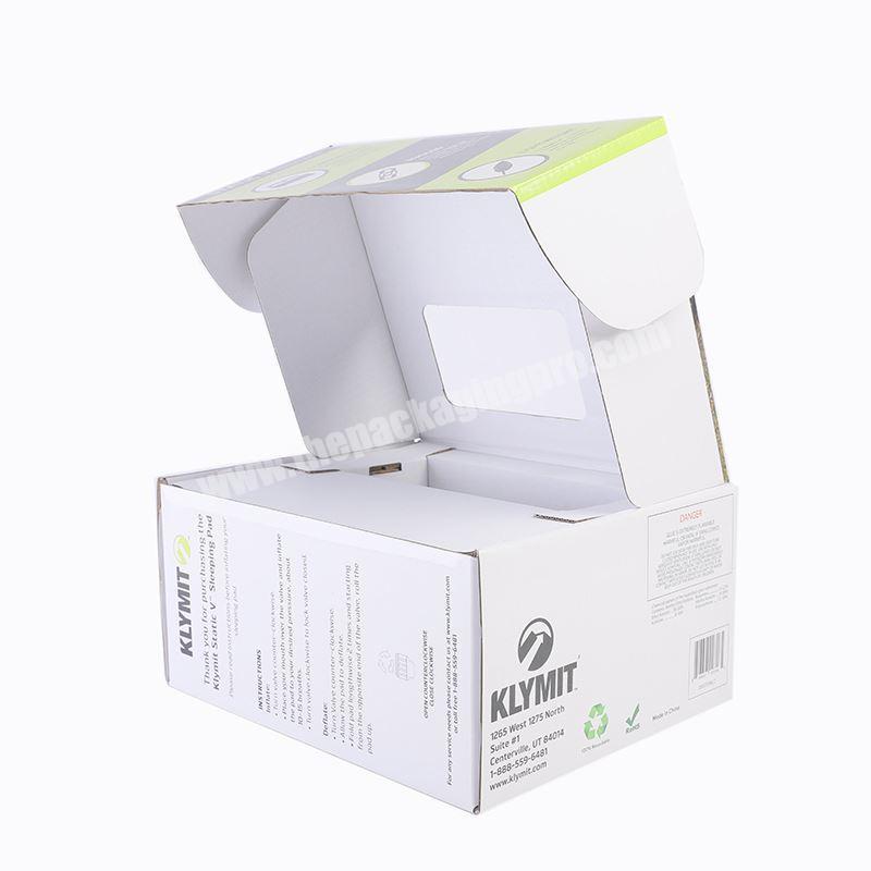 High quality custom corrugated shipping box for baby clothing garment packaging