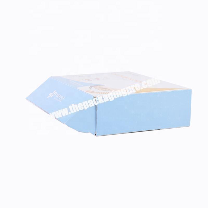 Fordable corrugated paper custom full printed fruit packaging box with compartments