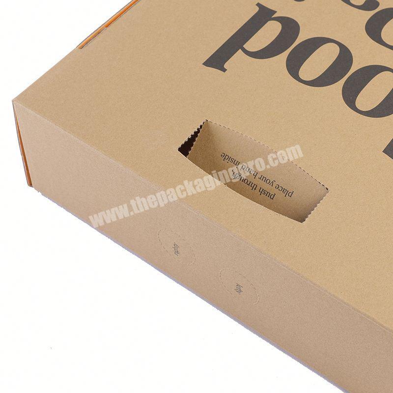 High quality one side print corrugated shipping boxes with own logo