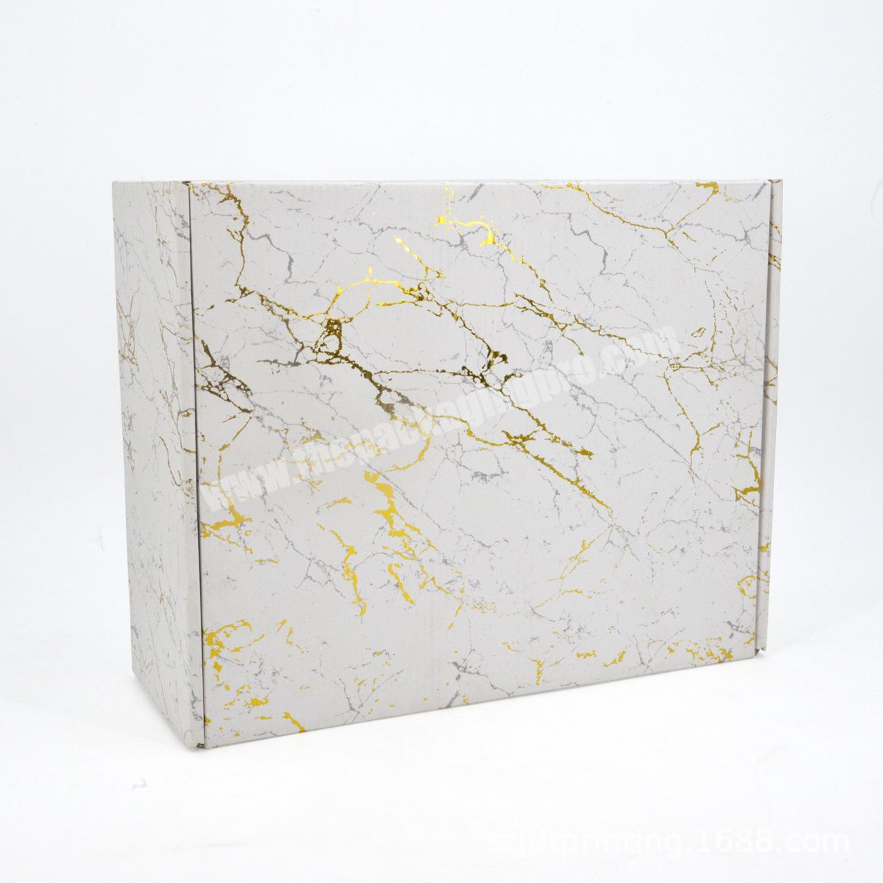 Hot Selling A4 Size Marble Spot Uv Printing Stronger Customized Gift Box