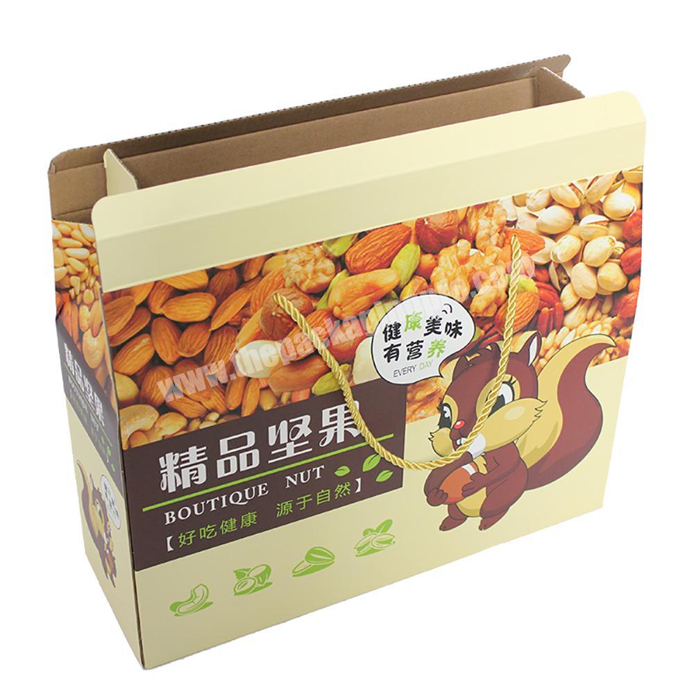 Hot sale food eco corrugated packaging mailing box