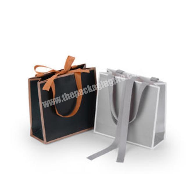 Hot sales cardboard fancy paper shopping jewelry cosmetics packing gift paper bags