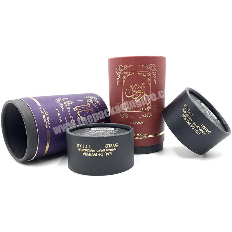 Fancy printing EVA insert recycled round cardboard box packaging for e-liquid dropper bottles