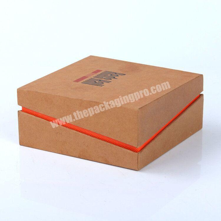 Individually designed small kraft brown paper box custom cheap kraft paper packaging box cardboard boxes brown