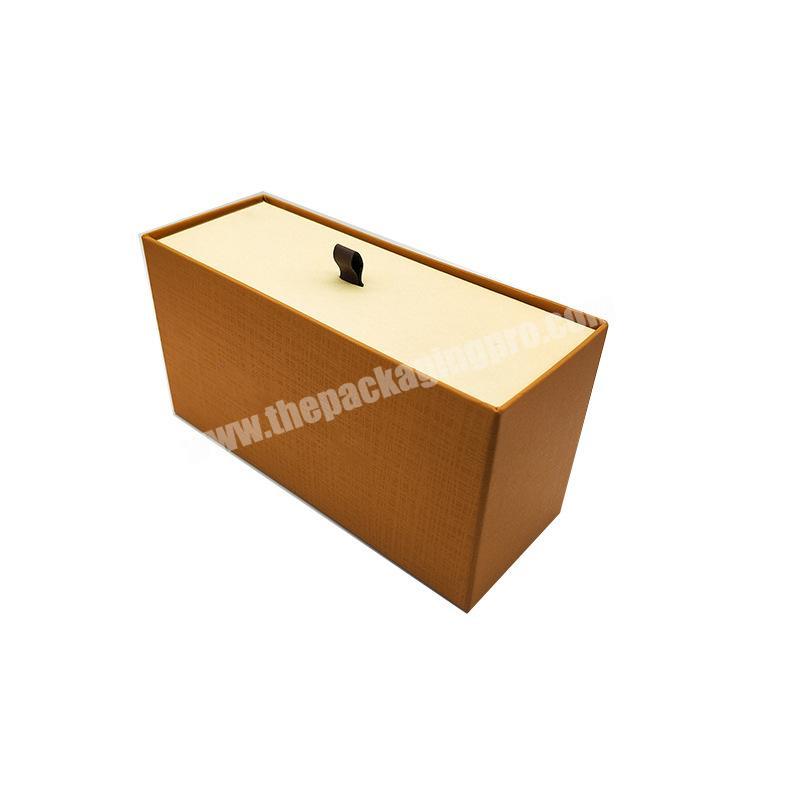 Industrial Use Recycled Materials Paperboard Luxury Purse Box Custom Paper Gift Packaging Slide Style Gift Boxes