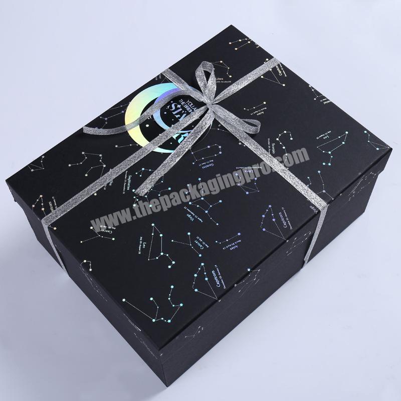 Instagram hot-selling holiday packaging boxes starry sky series cute gift box