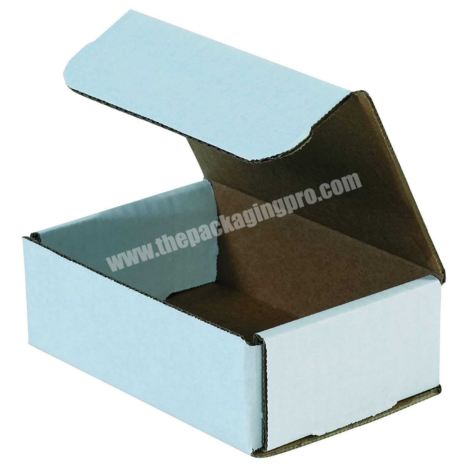Large Custom Food Bag Poly Clothing Eco Friendly Shipping Boxes Mailer Box with Insert Green White Blue 9X7X3 Gift Packaging YY