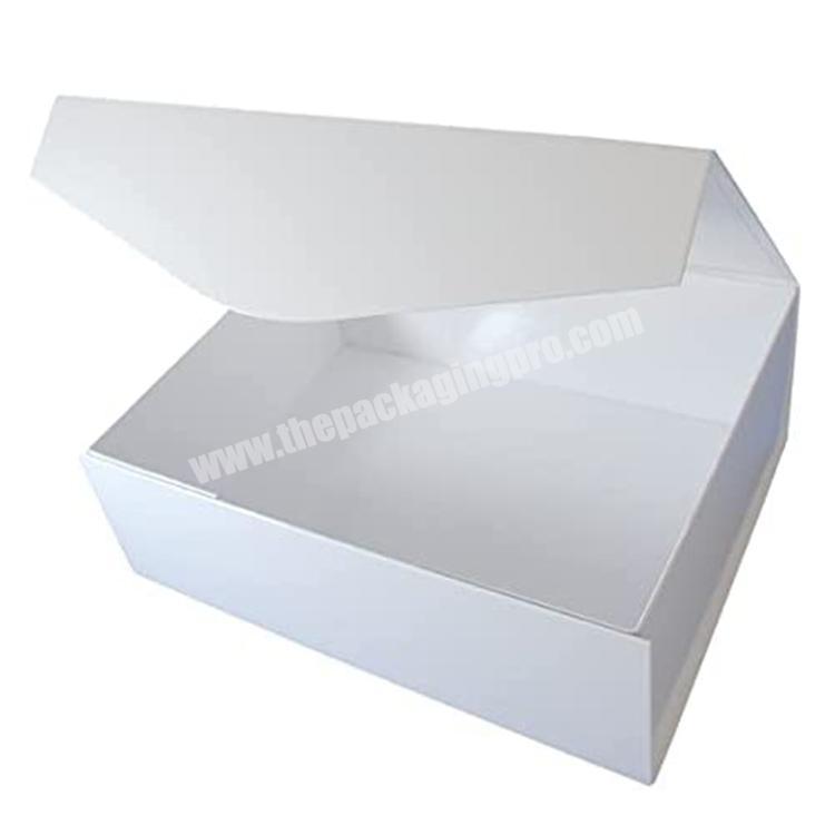 Large white bridesmaid wedding presents packaging cardboard gift paper boxes with magnetic lid