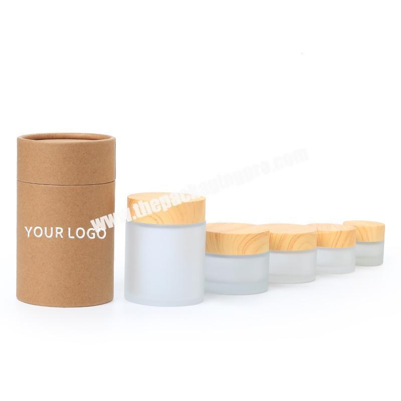 High-end cosmetic packaging tubes , recycled cardboard powder container for perfume