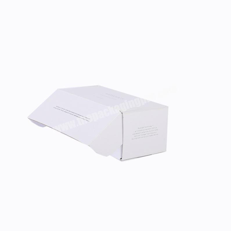 Logo printed customized folding cosmetics shipping packaging boxes