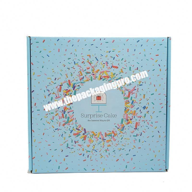 luxury custom logo rainbow 6 color square 26mm empty eyeshadow cosmetic paper box