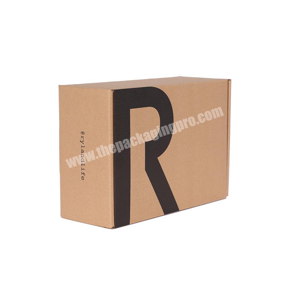 Packing Manufacturer Brown Moving Corrugated carton shipping boxes for Mail with logo printing