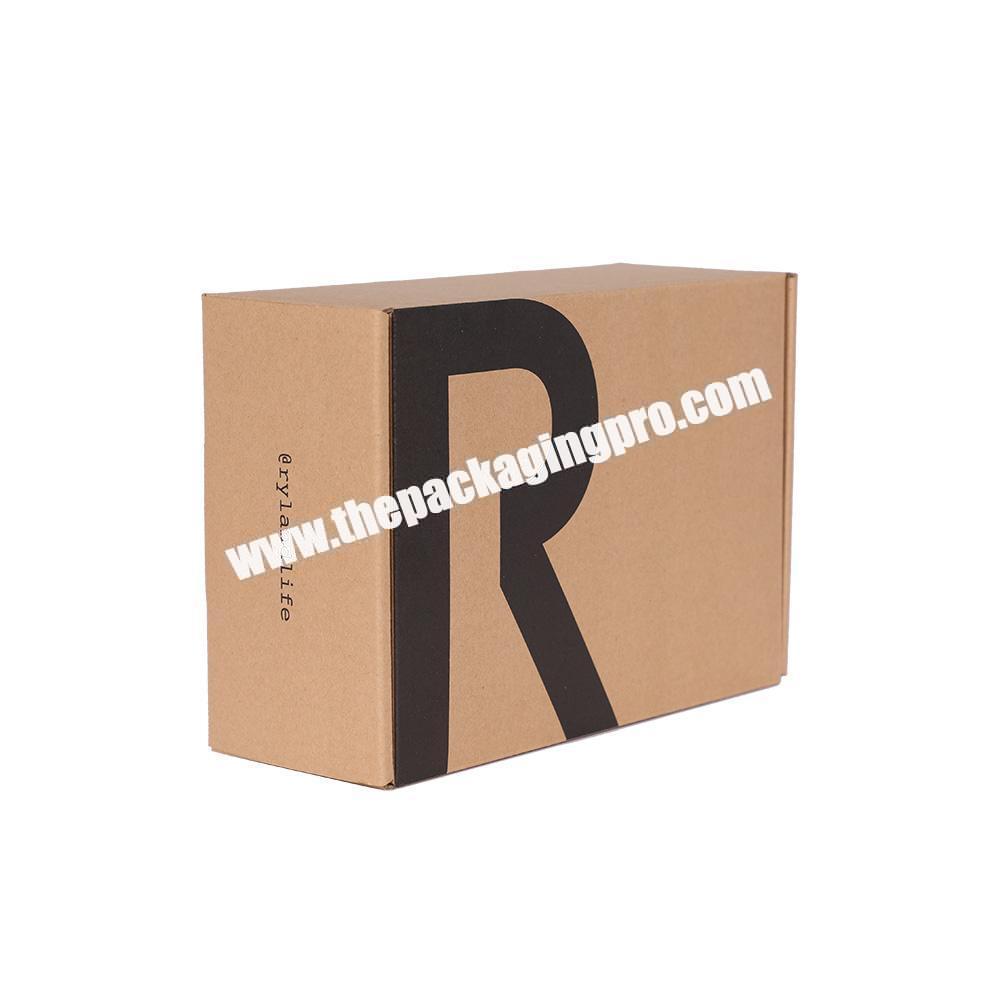 Custom Large Strong Standard Export Diecut Corrugated Paper Black Shipping Boxes