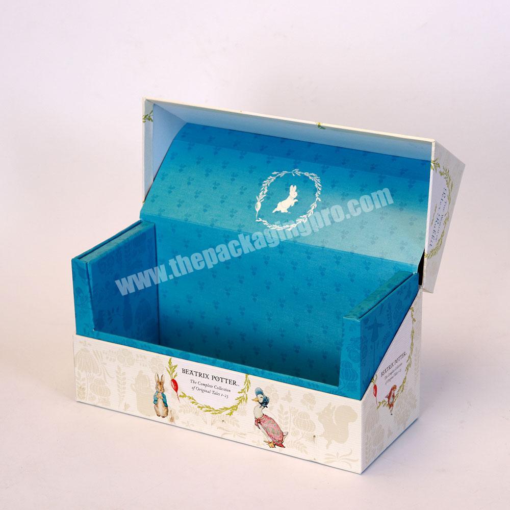Luxury Bear Toy Packaging Box with Sponge and Velvet Insert Art Paper Recyclable Custom Logo Gift & Craft Packing Items Accept
